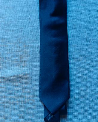 Cravatta nera Ermenegildo Zegna 100% Seta