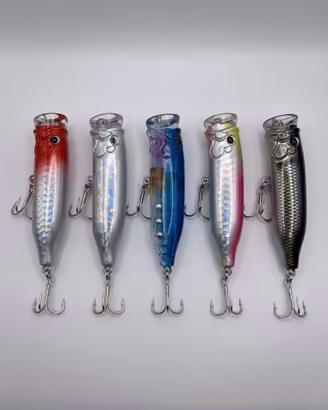 Set da 5 popper spinning (nuovi )