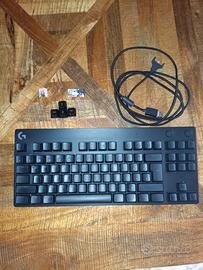 Logitech G PRO Tastiera Gaming TKL Nera + Tasti Ex