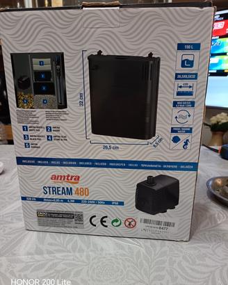 AMTRA FILTERING BOX BLACK 150 - Filtro e pompa