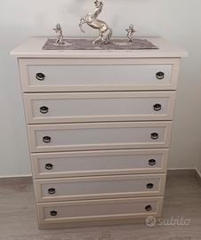 Cassettiera shabby chic 