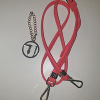 Tracolla e ciondolo Trussardi Jeans rosso