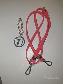 Tracolla e ciondolo Trussardi Jeans rosso