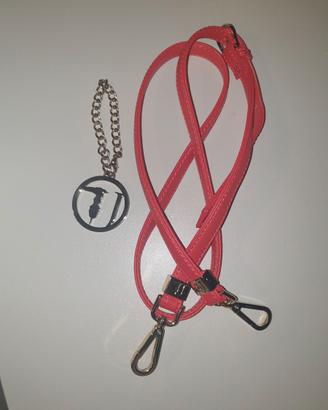 Tracolla e ciondolo Trussardi Jeans rosso