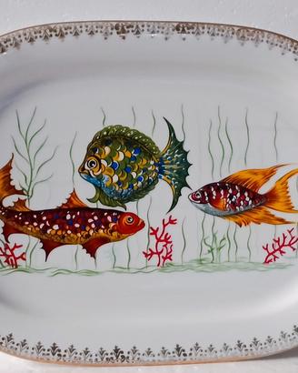 Piatto ovale da pesce