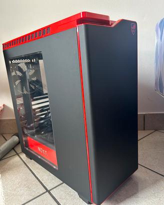 Case nzxt  pc + alimentatore gaming hx850 corsair