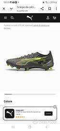 Scarpe Puma ultra 5 Ultimate FG nuove n 39