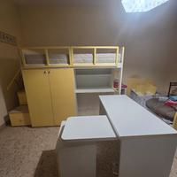 Cameretta a soppalco COMPLETA – Con Scrivania