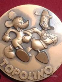 C.erco medaglione topolino disney lorioli paperino
