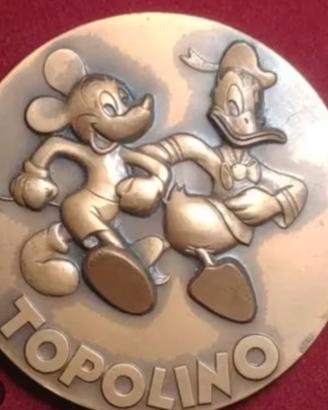 C.erco medaglione topolino disney lorioli paperino