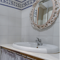 Specchio shabby white