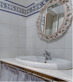 Specchio shabby white