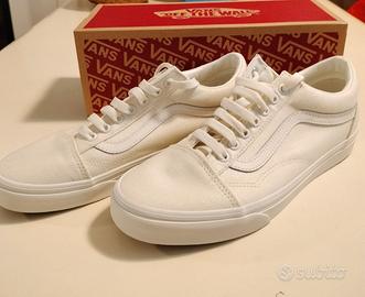 VANS "nuove" OLD SKOOL LINO MARSHMELLOW-BEIGE 41