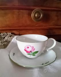 Augarten  "Wiener Rose" tazza porcellana vintage