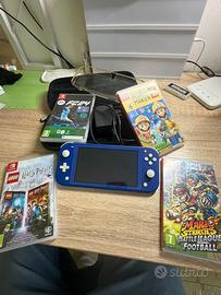 Nintendo Switch Lite Blu + 4 giochi