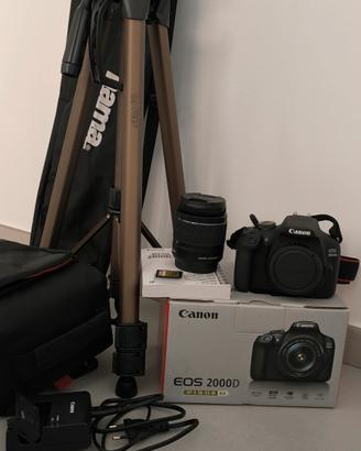 Canon EOS 2000D + accessori 