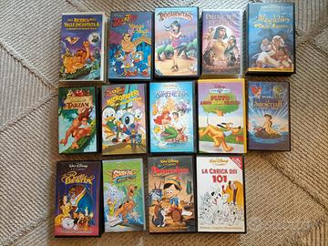 lotto 14 VHS - molti Disney