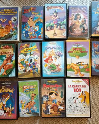 lotto 14 VHS - molti Disney
