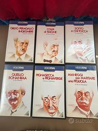 Lotto di 6 vhs da collezione di Gilberto Govi