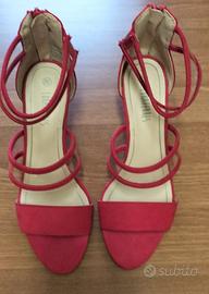 Sandali Loraferres rossi donna tg 38