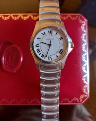 CARTIER SANTOS RONDE AUTOM ACCIAIO UNISEX
