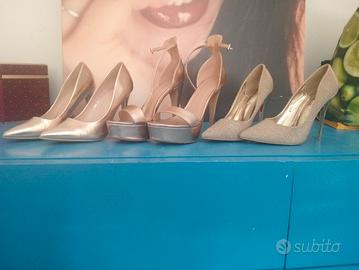  tre paia di scarpe eleganti 