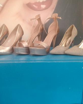  tre paia di scarpe eleganti 