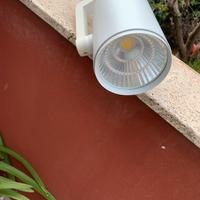 Faretto led da binario bianco o nero