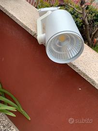 Faretto led da binario bianco o nero