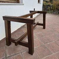 Struttura per tavolo  fratino in rovere massiccio