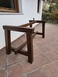 Struttura per tavolo  fratino in rovere massiccio
