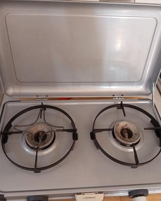 cucinotto campeggio 2 fuochi