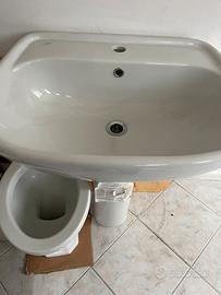 Lavabo con colonna aeie Liuto Iseql standard