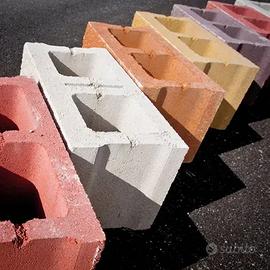 Blocchetti  cemento Rosa 40 x 20 x 20