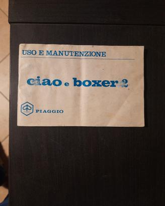 Libretto uso e manutenzione Ciao