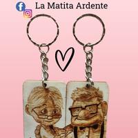 portachiavi coppia san valentino Carl Ellie up lov