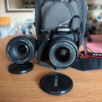 Macchina fotografica Canon EOS 450D + 2 obiettivi