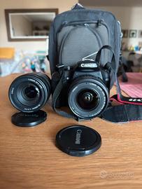 Macchina fotografica Canon EOS 450D + 2 obiettivi