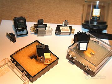 Testine con puntine e stilo (varie per giradischi