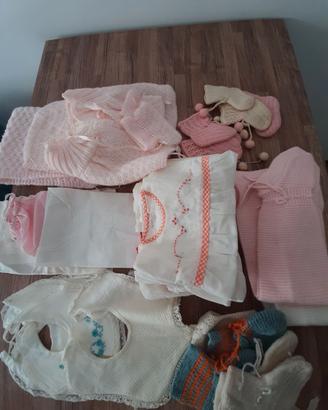 Corredo neonata, anni Settanta