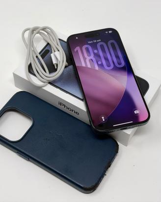 iPhone 15 Pro 256GB OK vetro posteriore rotto
