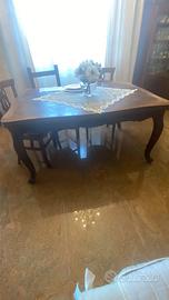 Tavolo in noce prima metà del 900