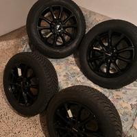set cerchi in lega piu gomme invernali