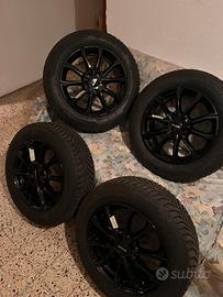 set cerchi in lega piu gomme invernali