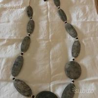 Maliparmi Collana in pietra di resina NUOVA