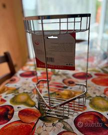 Portaoggetti angolare per doccia Gedy