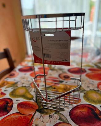 Portaoggetti angolare per doccia Gedy