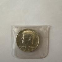 Moneta mezzo dollaro 1964