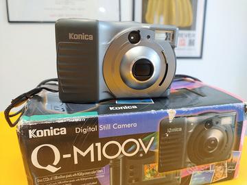 Konica Q-M100v 2MP Digicam sensore CCD + CF Card