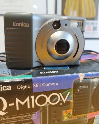 Konica Q-M100v 2MP Digicam sensore CCD + CF Card